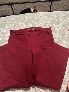 Burgundy Old Navy Pixie Pants
